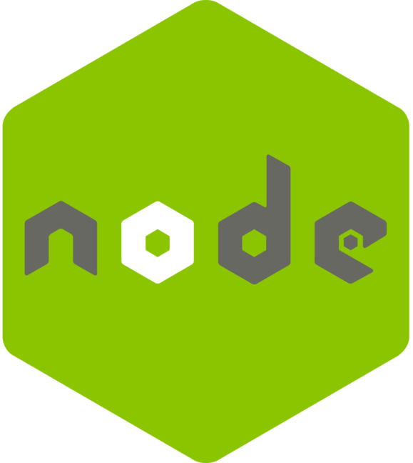 The logo of Node.js