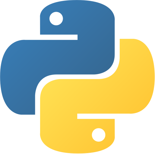 The logo of Python